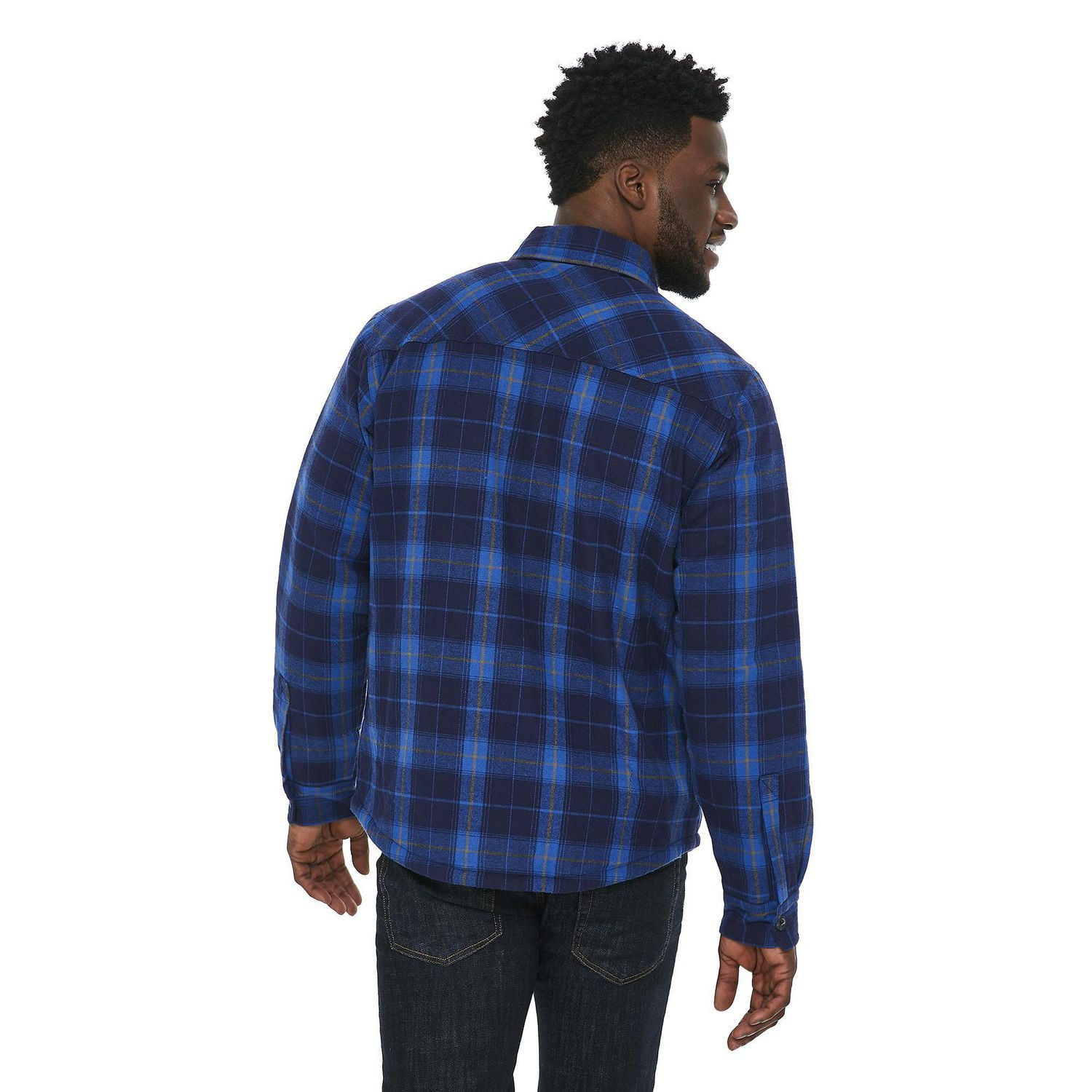 Sherpa lined clearance flannel shirt