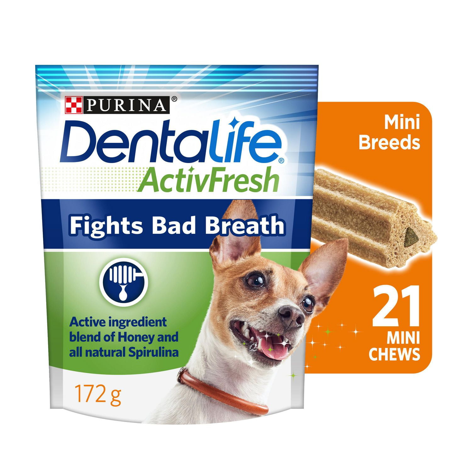 Dentalife ActivFresh Races Miniatures Gâteries à Mâcher pour Soins 