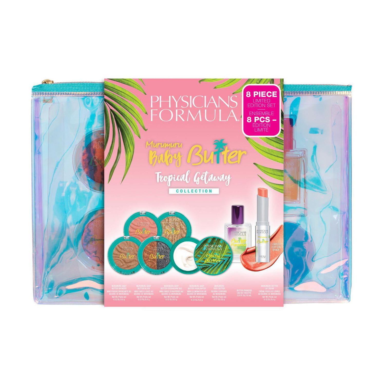 Physicians Formula Baby Butter Bag 7 piece travel Kit