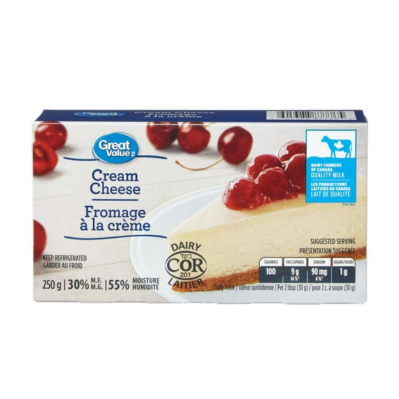 Fromage à la crème de Great Value