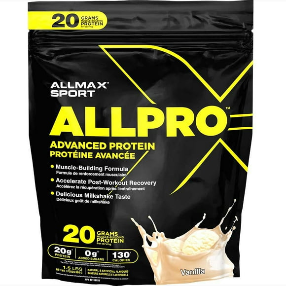 ALLMAX SPORT ALLPRO - Vanilla, ALLMAX SPORT ALLPRO - Advanced Protein Powder