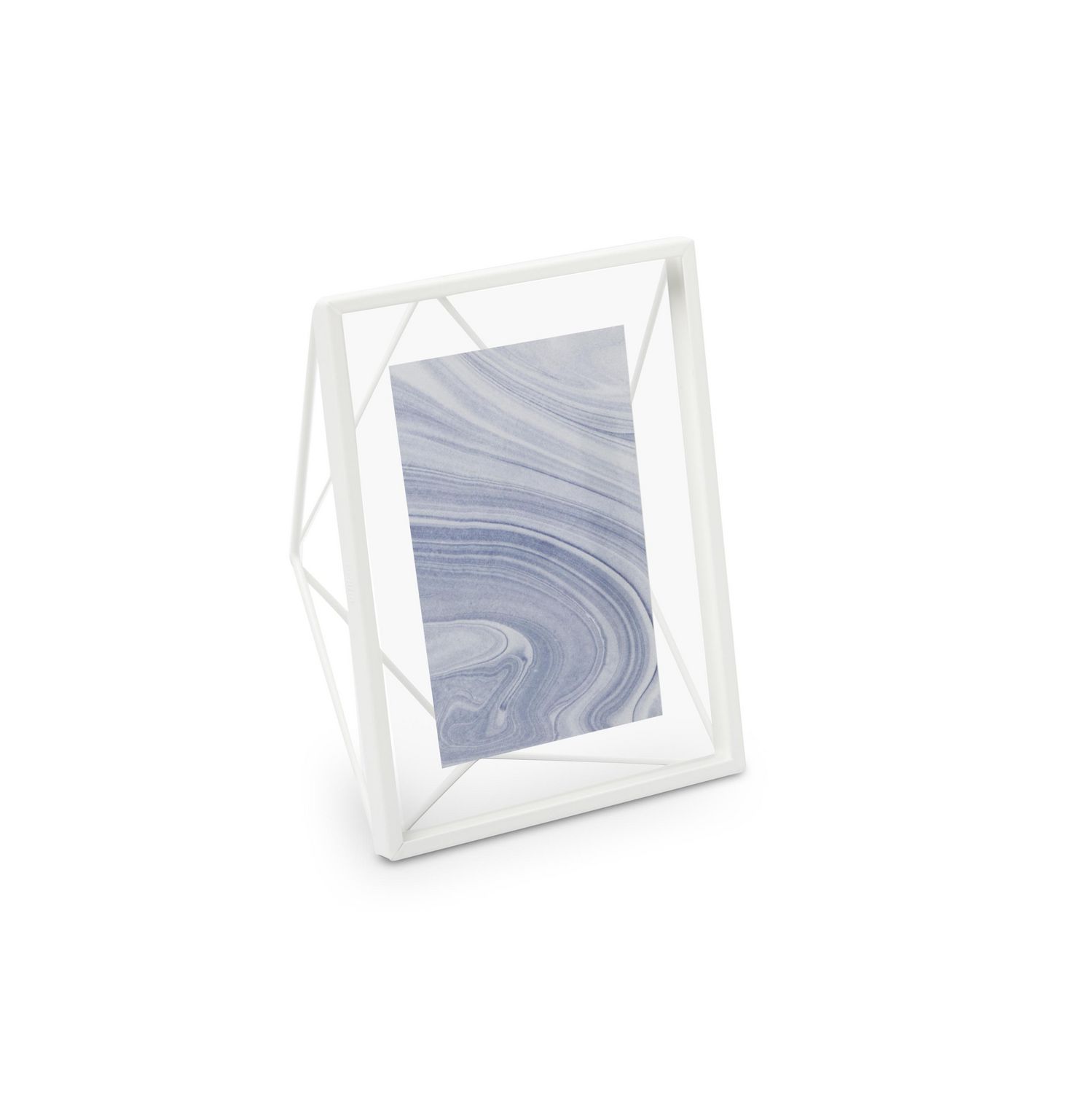 White Prisma 4x6 Picture Frame for Desktop or Wall 4 by 6-Inch Umbra Holds One 4/”x6/” Photo
