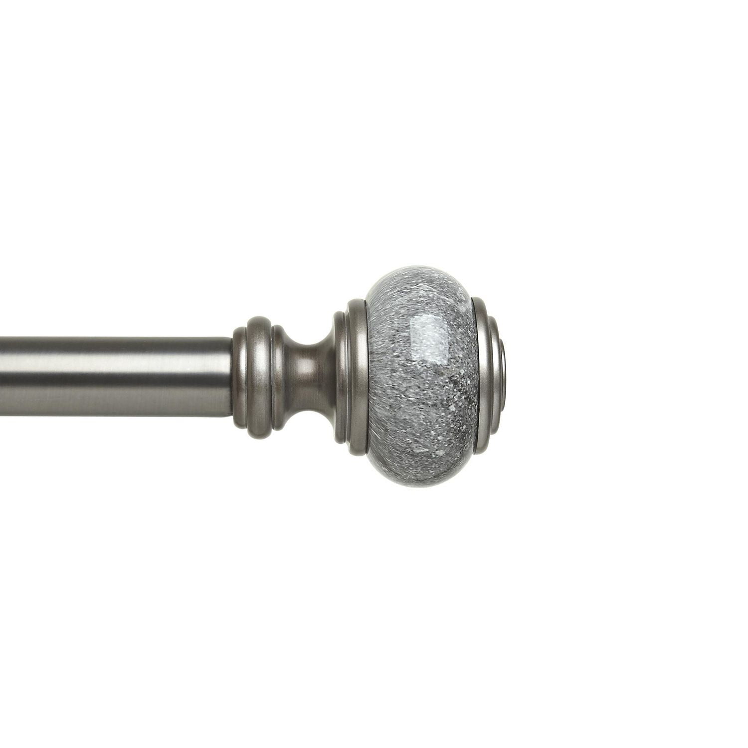 Umbra Marbello Curtain Rod For Window Adjustable Single Metal