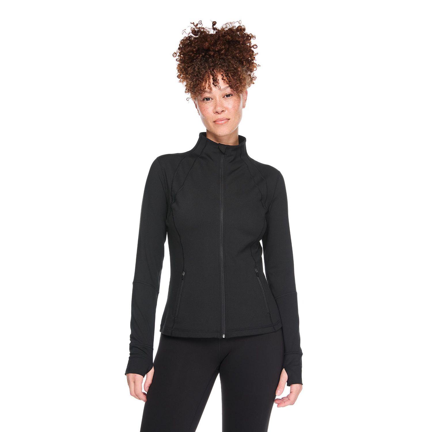 Veste de performance zippée sur la longueur Athletic Works pour femmes