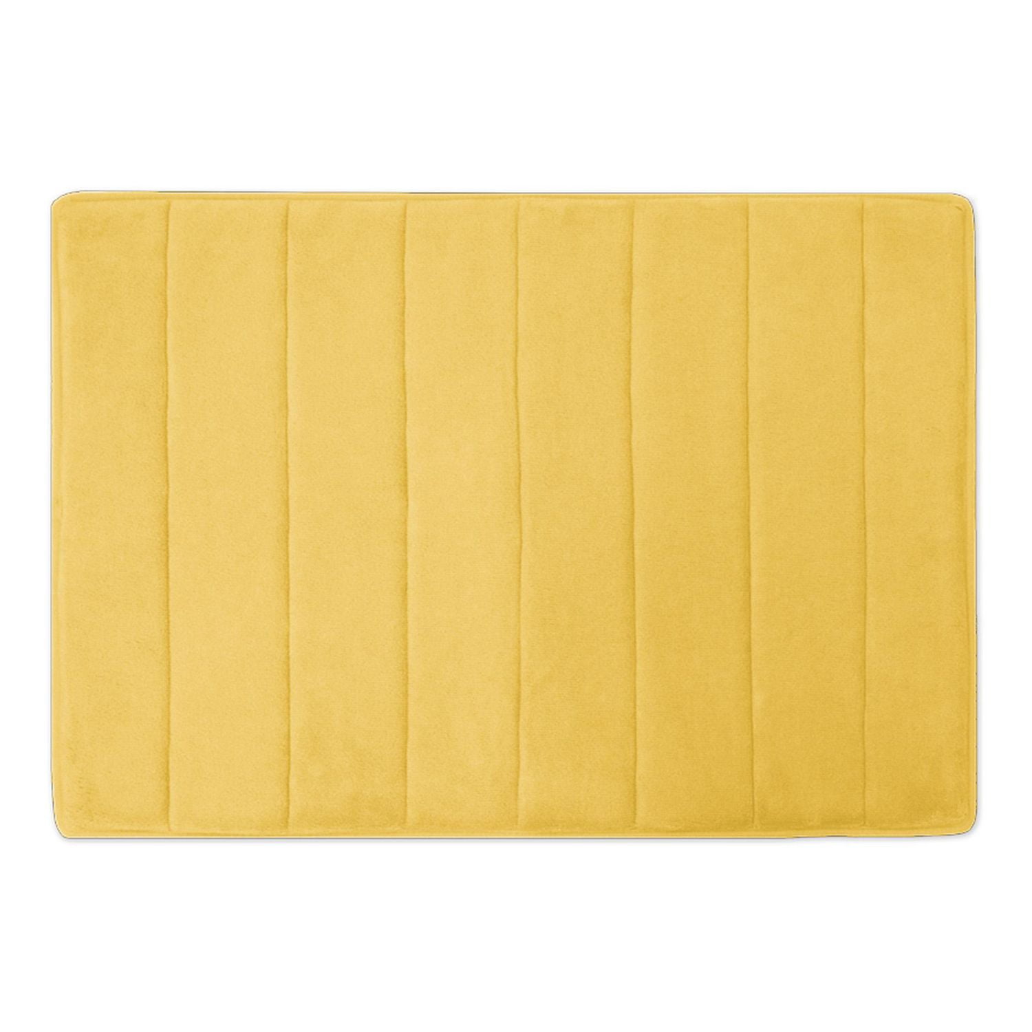 Safdie & Co. Bath Mat Woven Memory Foam Yellow Walmart Canada