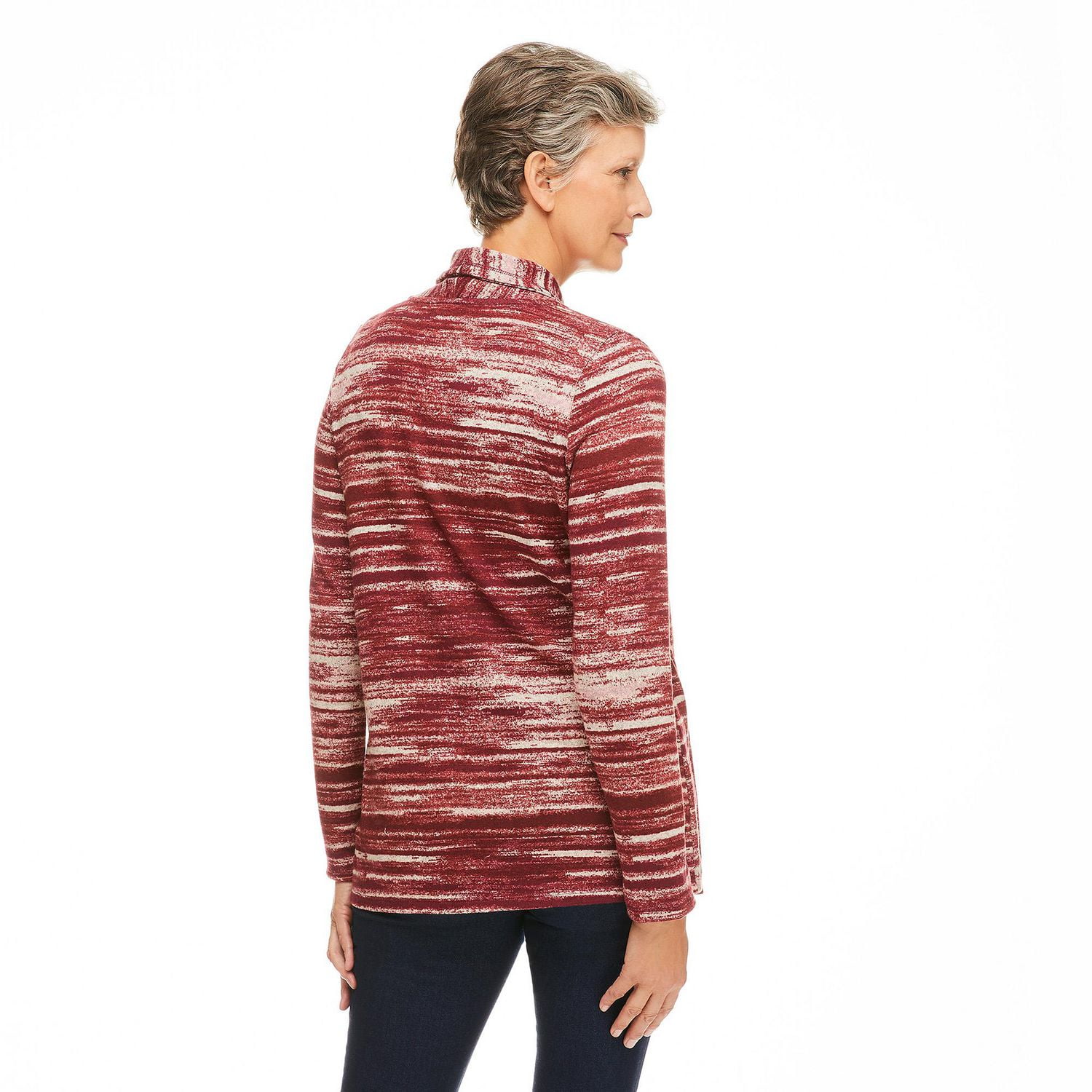 Penmans Women's Striped Hacci Cardigan