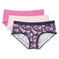 thumbnail image 1 of No Boundaries Women's Rib Hipster 3-Pack, 1 of 1