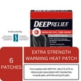 thumbnail image 2 of Deep Relief Extra Strength Warming Heat Pain Relief Patch, Relieve and Soothe Aching Muscles, 6 count, 2 of 7