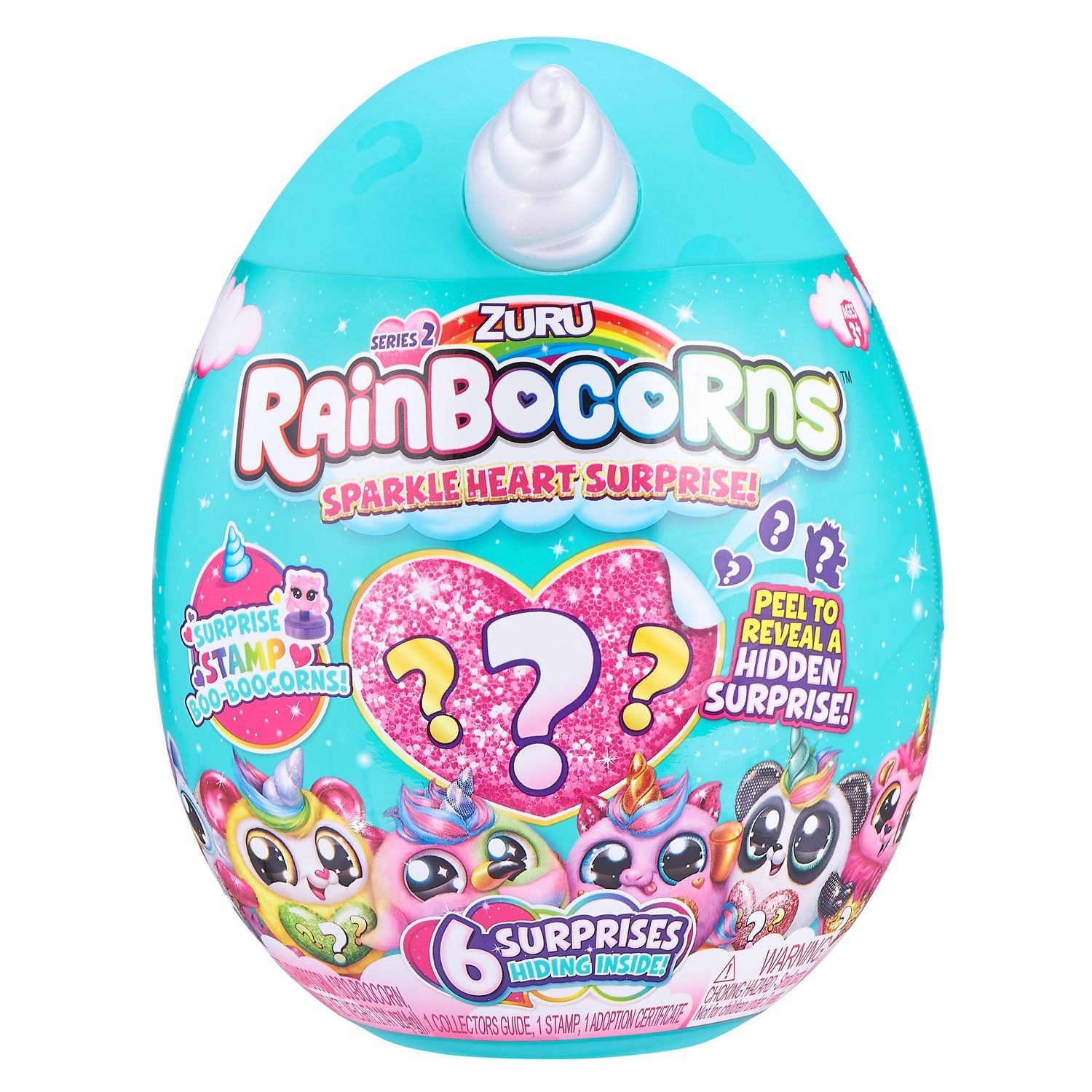 Rainbocorns Sparkle Heart Surprise Series 2 by ZURU (Flamingo ...