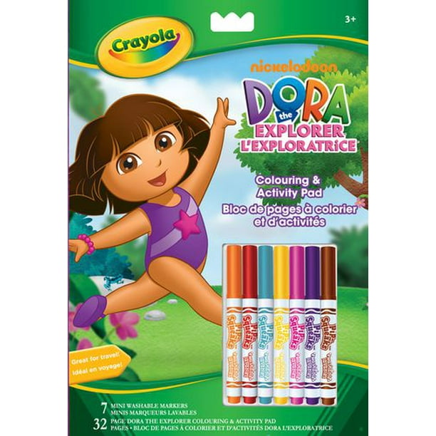 Bloc à colorier et d'activités Dora