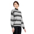 thumbnail image 2 of George Women's Striped Mock Neckline Sweater, 2 of 6