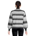 thumbnail image 3 of George Women's Striped Mock Neckline Sweater, 3 of 6