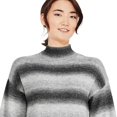 thumbnail image 4 of George Women's Striped Mock Neckline Sweater, 4 of 6