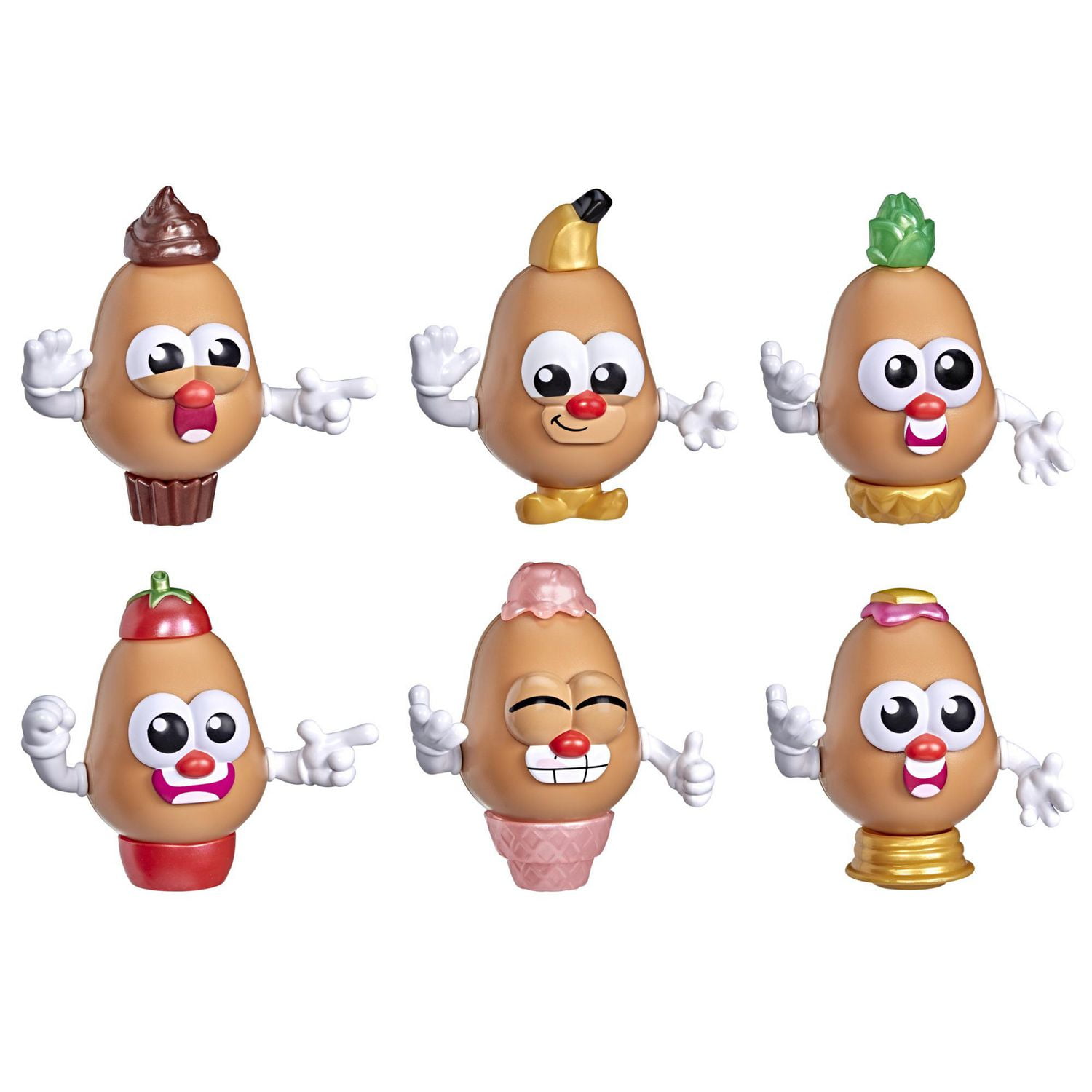 Potato Head Tots Sweet Tots Collectible Figures Mini Collectible Toys For Kids Ages 3 and Up Mr. Potato Head Characters Fun Unboxing Toy