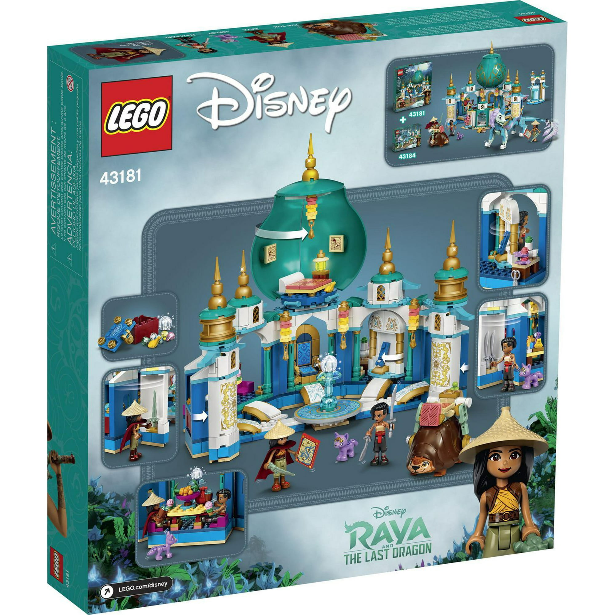 LEGO  Disney Princess Sets: 43184 Raya and Sisu Dragon NEW