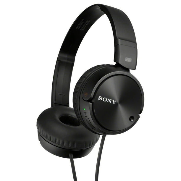 Casque d'écoute supra-auriculaire avec suppression de bruit de Sony, noir - MDRZX110NC Écouteurs ZX110