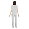 thumbnail image 3 of George Women's Hacci Jersey Pajamas 2-Piece Set, 3 of 6