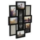 Cadre photo collage Ana Eight Opening Expression de hometrends noir 56,99cm H x 45,69 L – image 3 sur 5