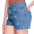 thumbnail image 4 of George Women's Embroidered Denim Relaxed Short 3", 4 of 6