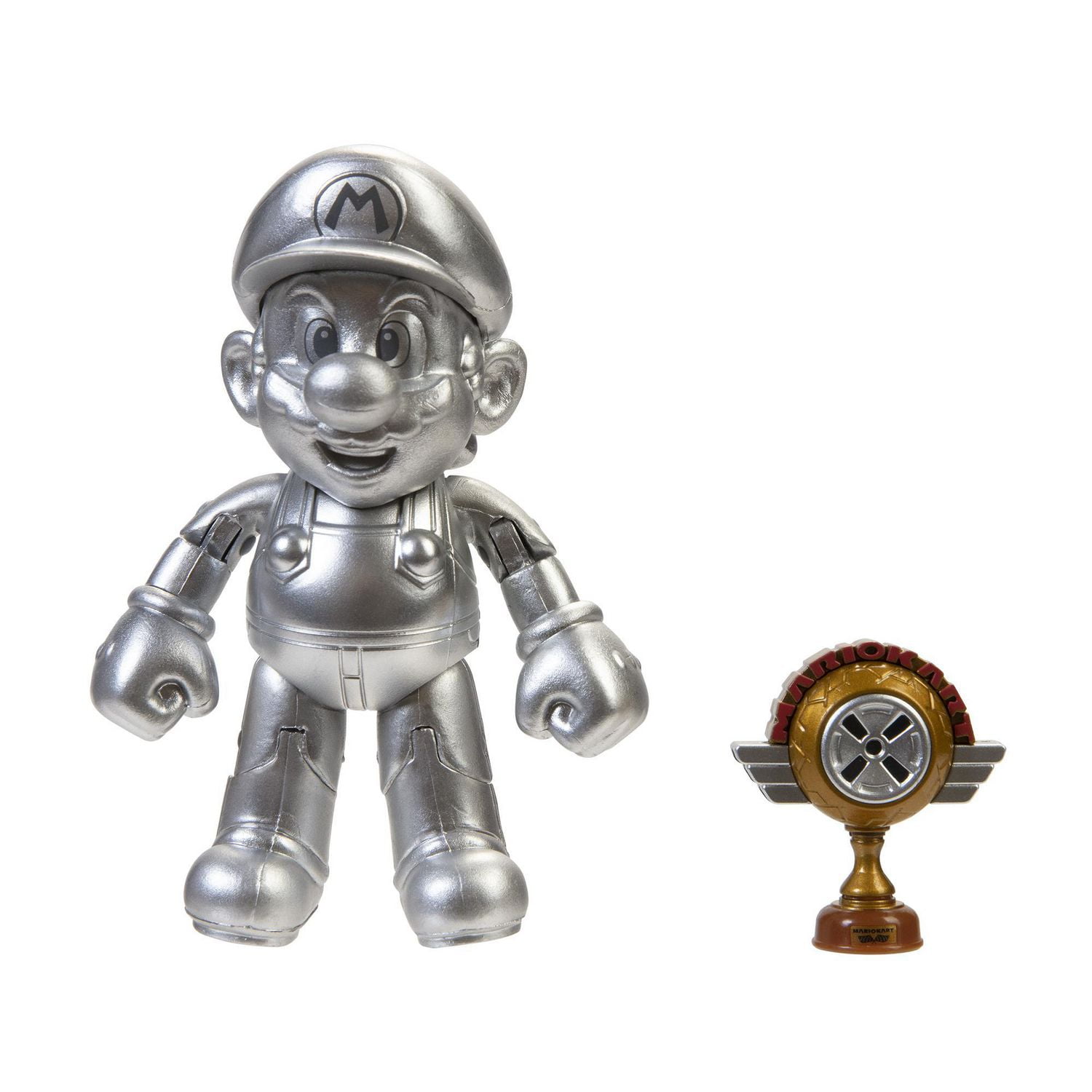 World of Nintendo 4" Figures Metal Mario with Trophy Walmart Canada