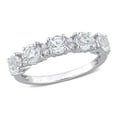 thumbnail image 1 of Miabella 1-5/8 Carat T.G.W. White Topaz Sterling Silver Stackable Anniversary Ring, 1 of 4
