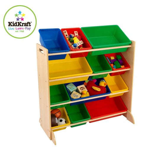 kidkraft sort it & store it bin unit