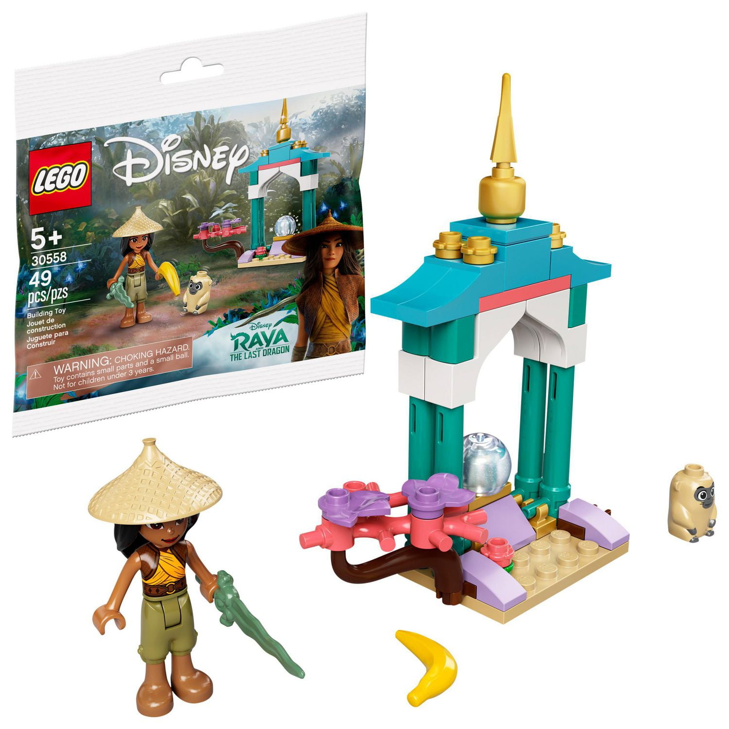 Lego Disney Princess Raya And The Ongi S Heart Lands Adventure Walmart Canada