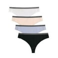 thumbnail image 3 of Hanes Women's Cotton Stretch Thong, 3 of 4