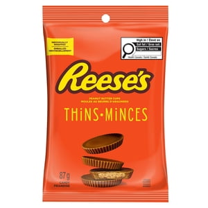 REESE-SÉJOUR THiNS PEANUT BUTTER CUPS Chocolat au lait, 87g