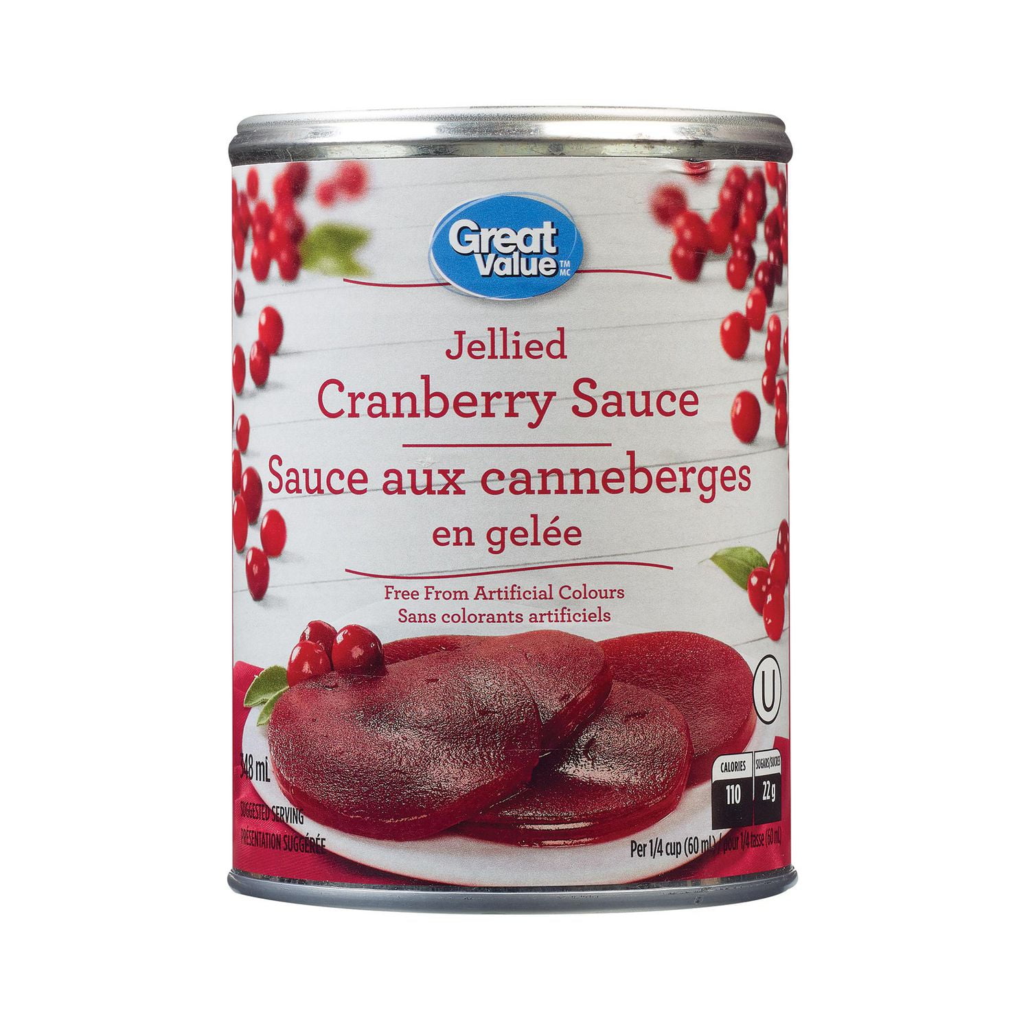 Great Value Jellied Cranberry Sauce Walmart Canada