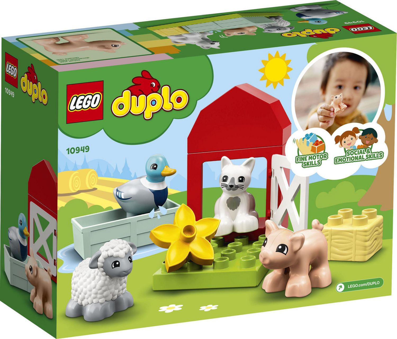 LEGO DUPLO Town Farm Animal Care 10949 Building Toy (11 Pieces