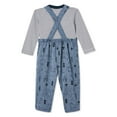 thumbnail image 2 of George Baby Boys' Overall 2-Piece Set, 2 of 2