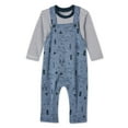 thumbnail image 1 of George Baby Boys' Overall 2-Piece Set, 1 of 2