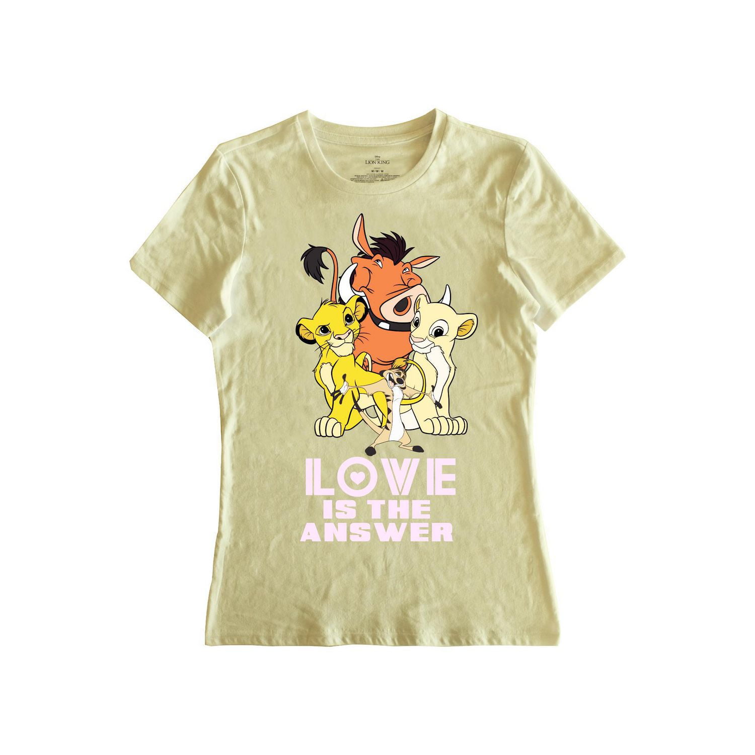Ladies Disney Love Is The Answer T-Shirt