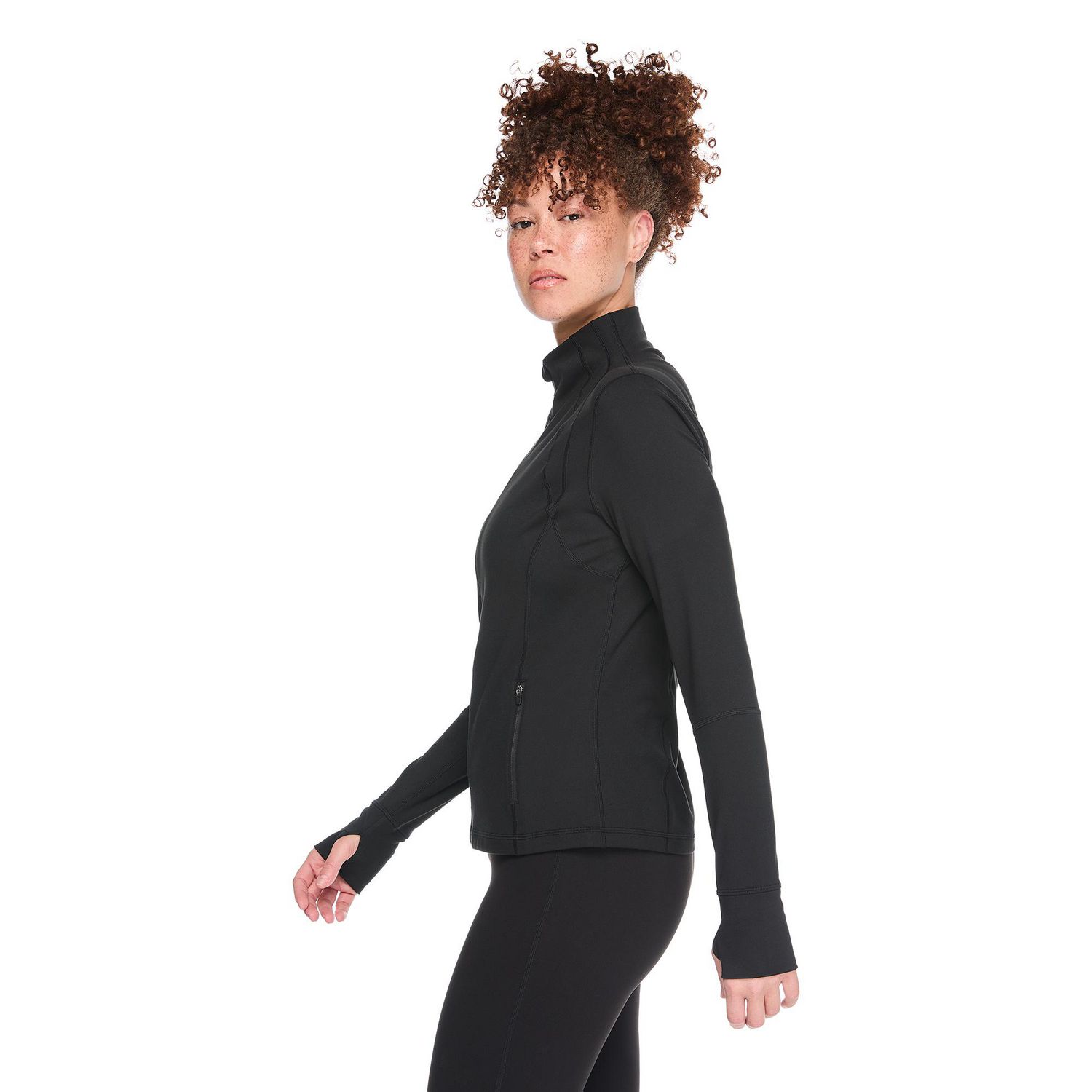 Veste de performance zippée sur la longueur Athletic Works pour femmes