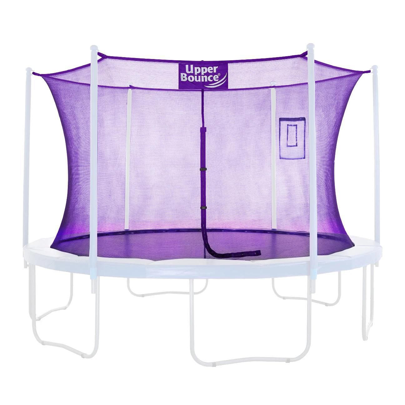 Upper Bounce Trampoline Safety Enclosure Replacement Net with Smartphone/Tablet Selfie