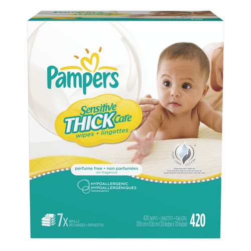 Pampers Sensitive Wipes Refill - 420 Count 