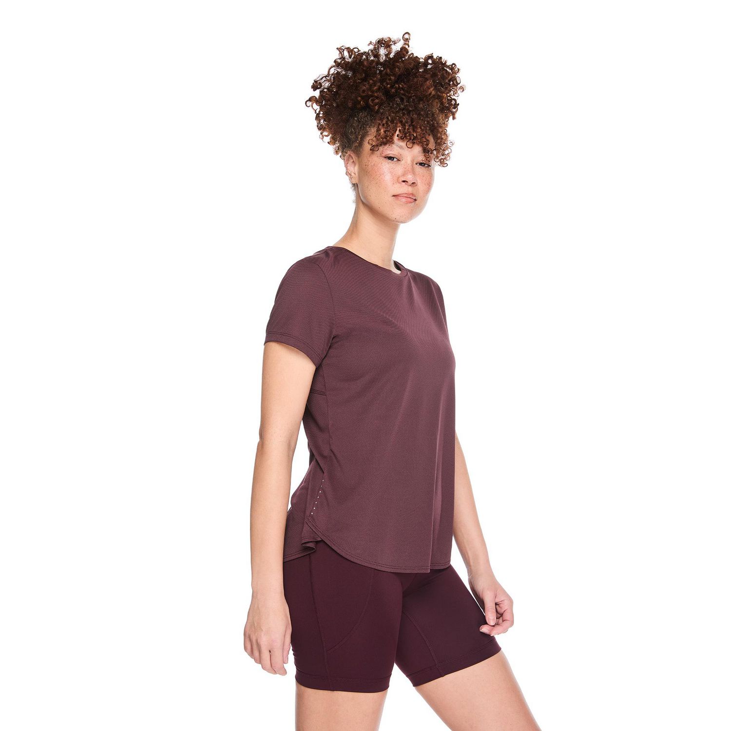 T-shirt à encolure ras du cou Athletic Works pour femmes