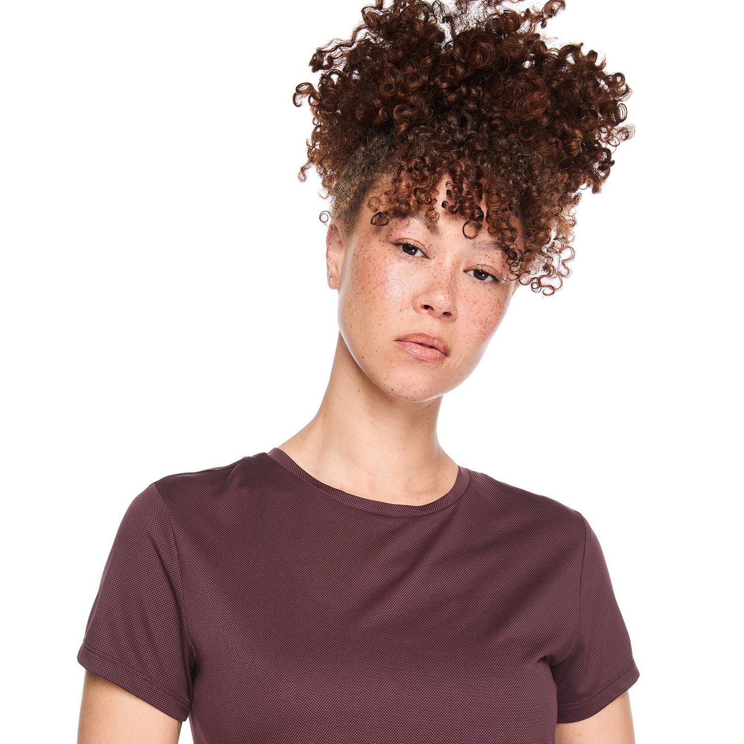 T-shirt à encolure ras du cou Athletic Works pour femmes