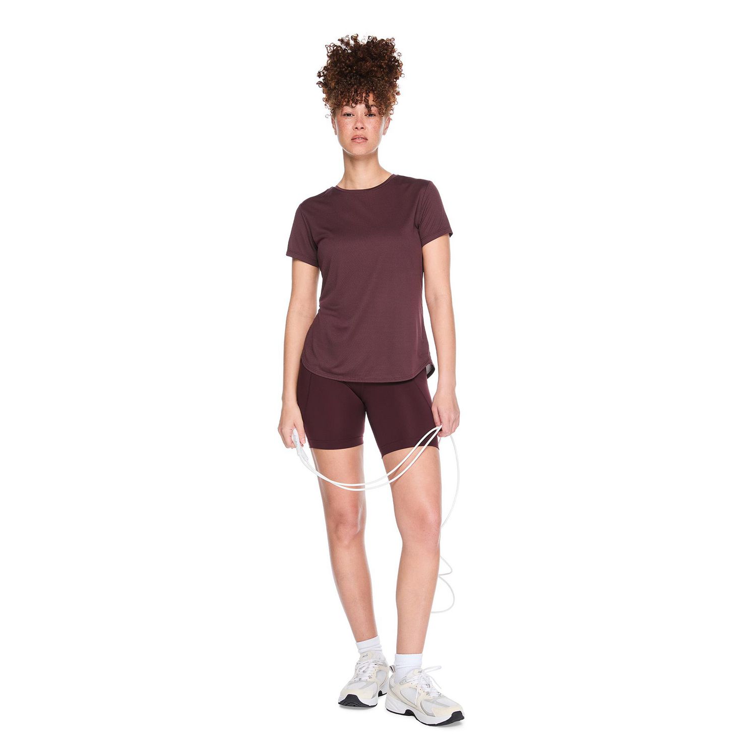 T-shirt à encolure ras du cou Athletic Works pour femmes