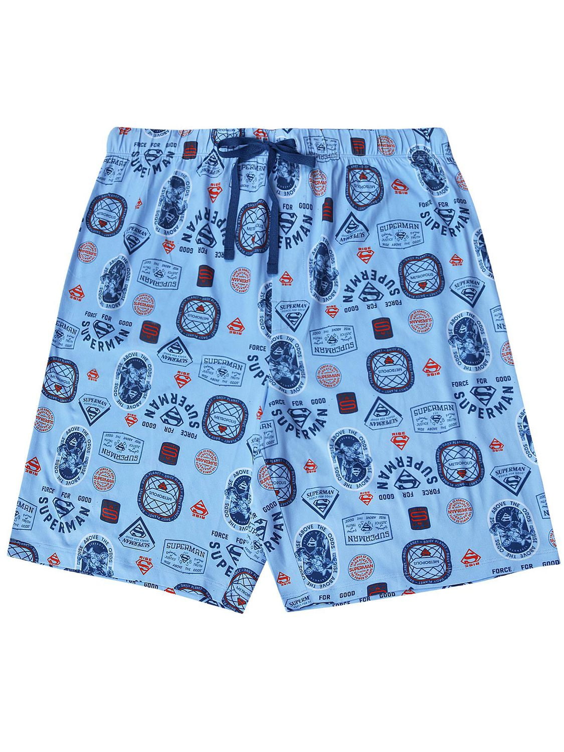 Superman Knit Sleep Shorts - Adults