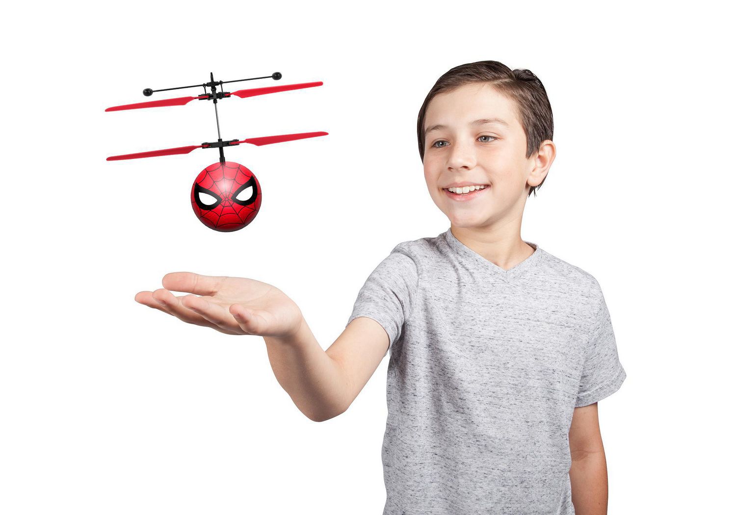 spiderman flying ufo ball