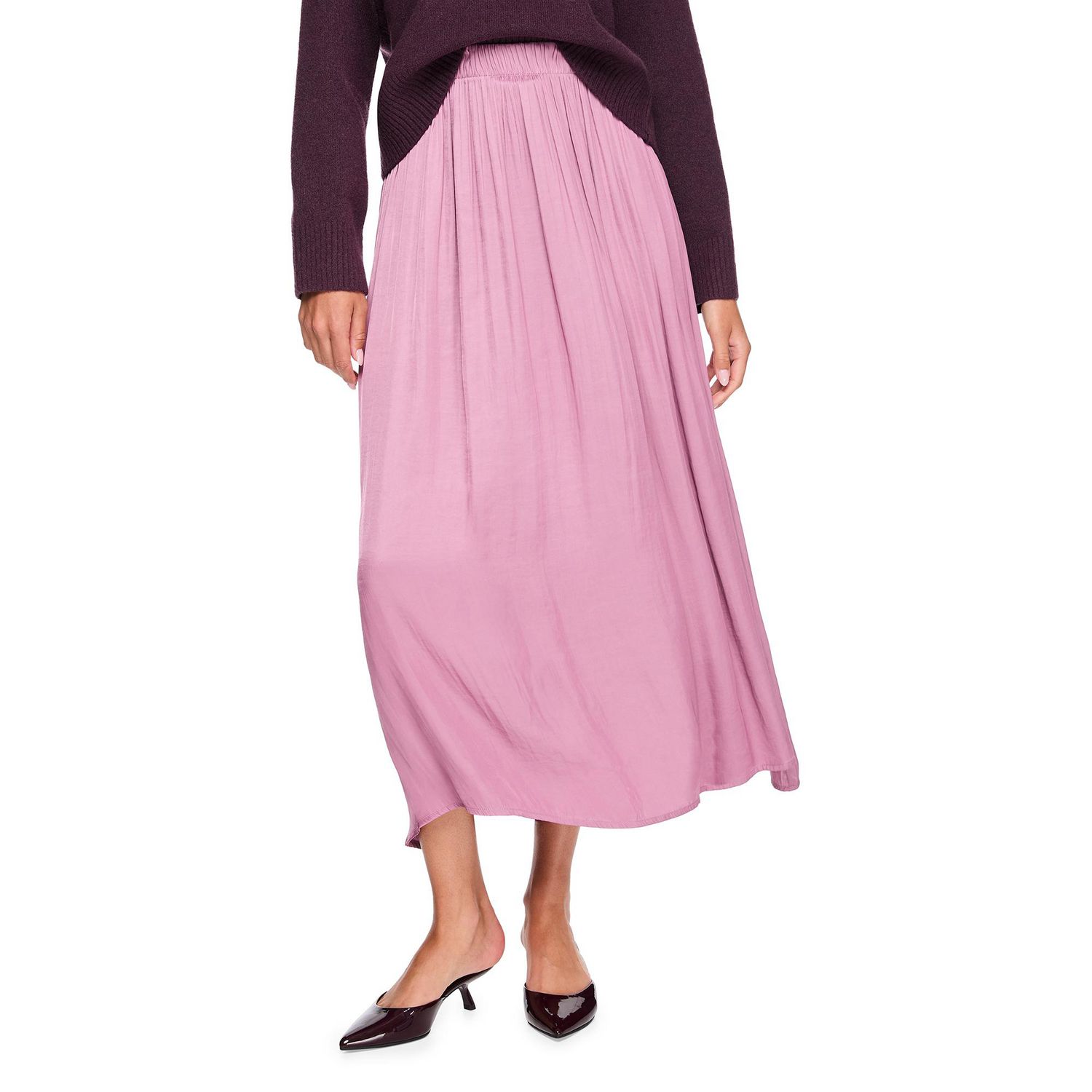 Jupe en tissu chiffonné George pour femmes