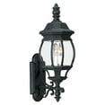 thumbnail image 1 of Aurora Notestein 2-Light Black Outdoor Wall Lantern, 1 of 1