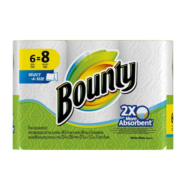 Essuie-tout Bounty sur mesure, blanc