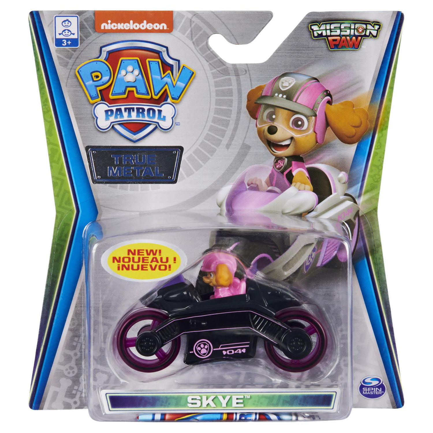 PAW Patrol, True Metal Skye Collectible Die-Cast Vehicle, Mission PAW ...