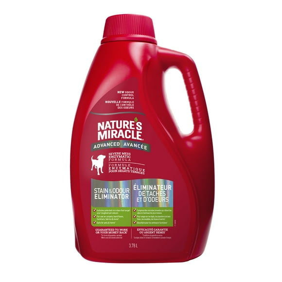 Nature's Miracle Advanced Détachant et odeur - 128 oz Verser