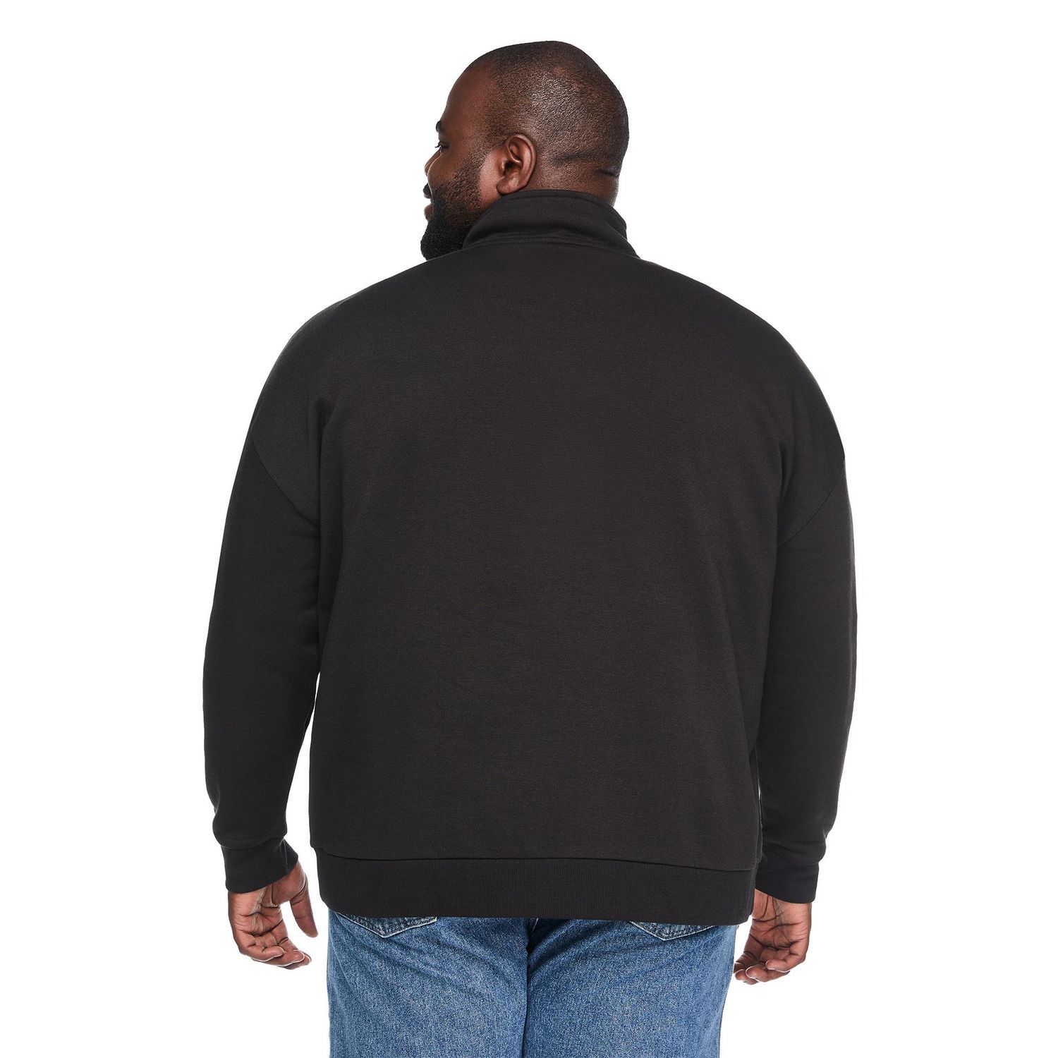 George Big Men's Quarter Zip Sweatshirt