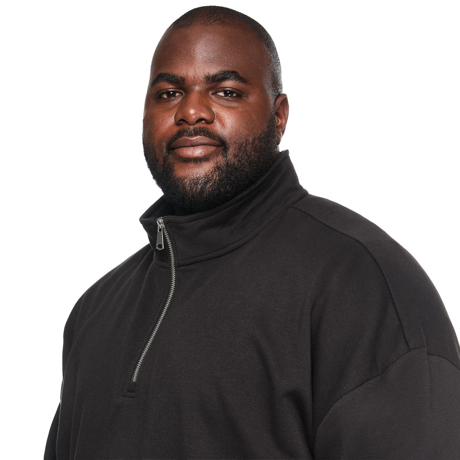 George Big Men's Quarter Zip Sweatshirt
