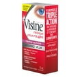 thumbnail image 3 of Visine Triple Action Eye Drops - Polyethylene Glycol, Hydrochloride - Dry Eyes, Red Eye, Strained Eyes, Tired Eyes, 15 mL, 3 of 6